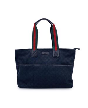 GUCCI Borsa Shopper in Tela Col. Nero Ophidia M