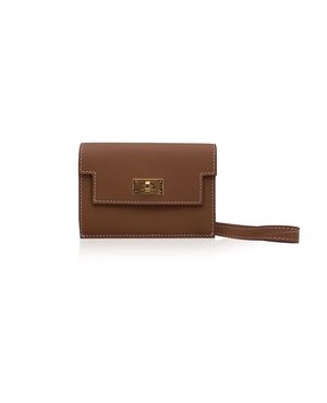 HERMES Portafoglio in Pelle Col. Beige Kelly Pocket S