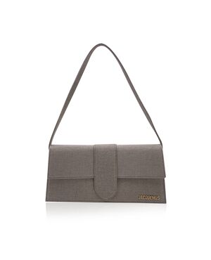 JACQUEMUS Borsa a Tracolla in Lino Col. Beige Le Bambino S