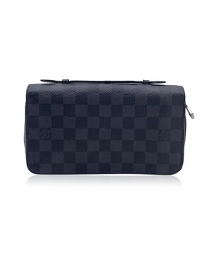 LOUIS VUITTON Portafoglio in Tela Col. Nero Zippy XL M