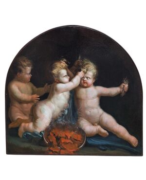 Dipinto con putti