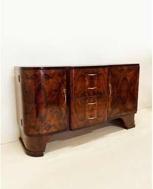 Credenza Art Decò 1930 - cassetti e sportelli