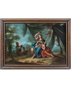 Pittore italiano (XVIII sec.) - Sansone e Dalila.