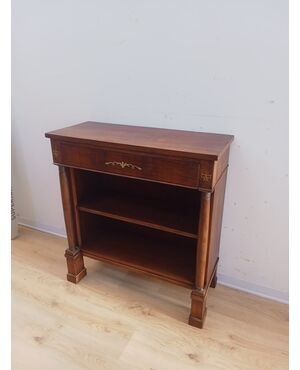 Mobiletto a scaffali stile Impero - etagere-credenza a giorno -metà '900 75x32!!