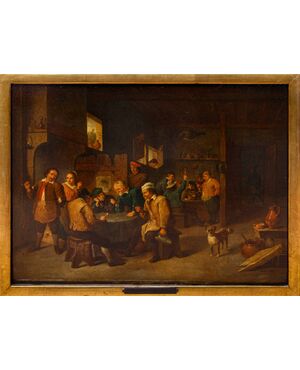 Da David Teniers il Giovane, seconda metà del XVII secolo, Sala da bere