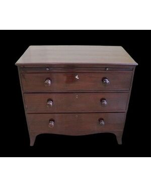 Mahogany writing desk with drawers