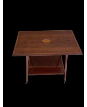 Edwardian inlaid table