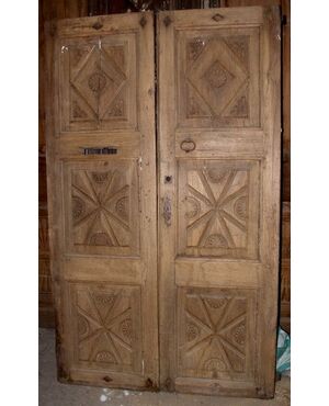 ptci411 doors sculpt entre mes. h 197 cm x 119 cm de largeur