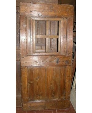 ptir356 larch door with window, mis. h 185 cm x width. 88 cm