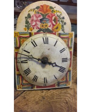 CLOCK BLACK FOREST PAINTED BELL
