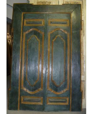 Sicilian Door painted faux marble with frame