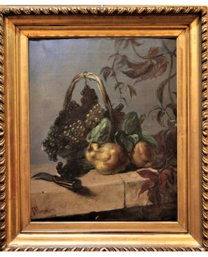 “Natura morta con frutta” epoca tra XIX\XXsec