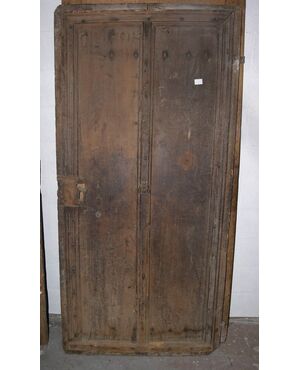 ptir655 rustic door in walnut, cm 186x91 cm     