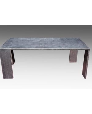 Rectangular iron table - made in Italy     