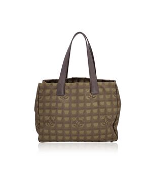 CHANEL Borsa Shopper in Tela Col. Verde Neo Soft Shopping M