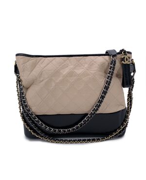 CHANEL Borsa a Tracolla in Pelle Col. Beige Gabrielle M