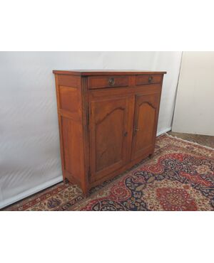 CREDENZA A DUE PORTE IN NOCE EPOCA PRIMI 800 PICCOLO DIMENSIONI