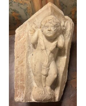 DARS663 - Statua in pietra, epoca '800, misure cm L 30 x H 34 x P 27