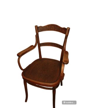 Poltrona Thonet di inizio 1900 Firmata