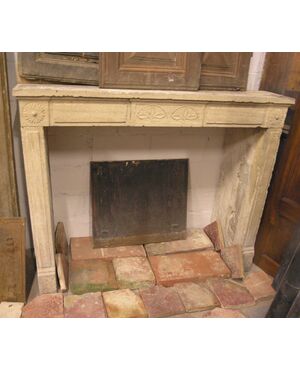 chp284 Louis XVI fireplace in Burgundy stone, size 138 xh 113 cm,     