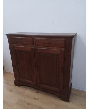 Credenza madia in pioppo - grandi dimensioni - dispensa - fine '800