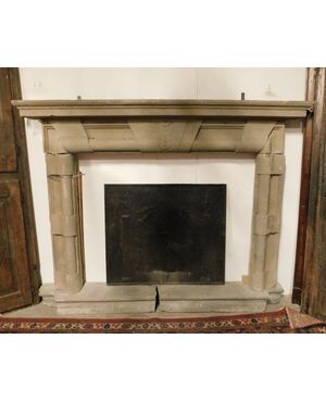 chp275 stone fireplace seventeenth century, mis. 245 cm xh 186 cm     
