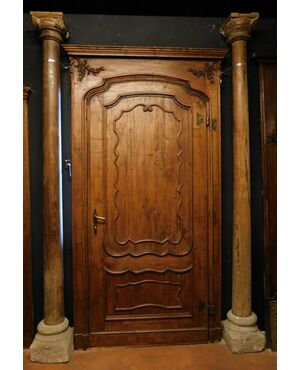 pts300 two Piedmontese baroque doors, mis. 133 xh 250     