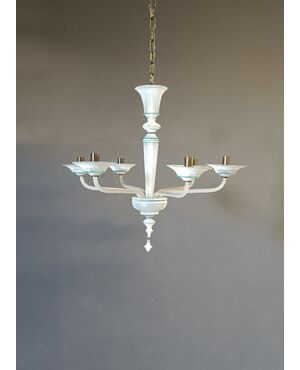 Lampadario di Murano effetto scavo