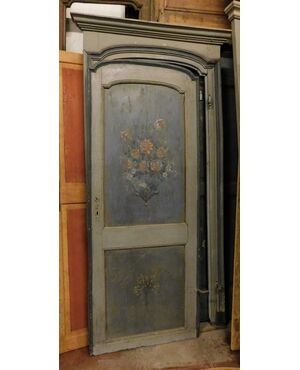 ptl481 lacquered door, ep. &#39;700, mis.with frame h cm 230 x 115 max     