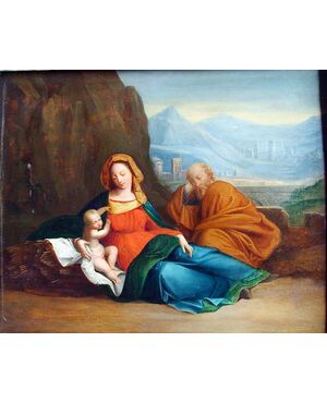Rest on the flight to Egypt     