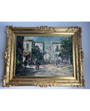 Quadro espressionista di Napoli