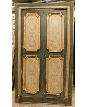 ptl501 - porta laccata Napoletana, cm l 132 x h 226