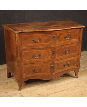 Italian inlaid commode in Louis XV style