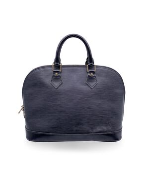 LOUIS VUITTON Borsa a Mano Vintage in Pelle Col. Nero Alma M