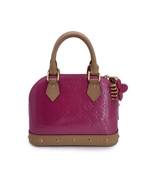 LOUIS VUITTON Borsa a Mano in Pelle Lucida Col. Rosa Alma BB S