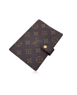 LOUIS VUITTON Accessorio Vintage in Tela Col. Marrone S