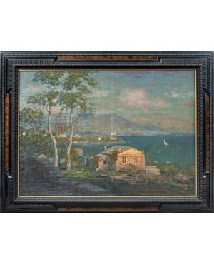 Carlo Costantino Tagliabue (Bresso 1880 - Milano 1960) - Il golfo di Rapallo.