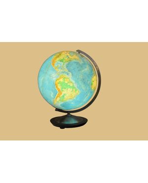 Bright terrestrial globe     
