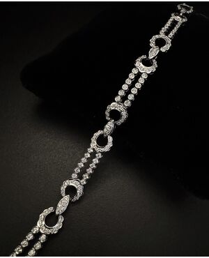 Bracciale  con   Diamanti  tipo  CARTIER