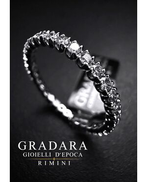 Fedina  con  Diamanti  per  0.85  ct. 