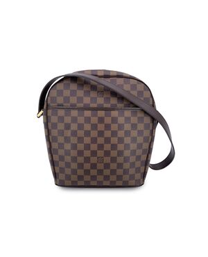 LOUIS VUITTON Borsa Shopper in Tela Col. Marrone Ipanema M