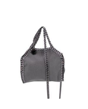 STELLA MCCARTNEY Borsa a Tracolla in Tela Col. Grigio Falabella S