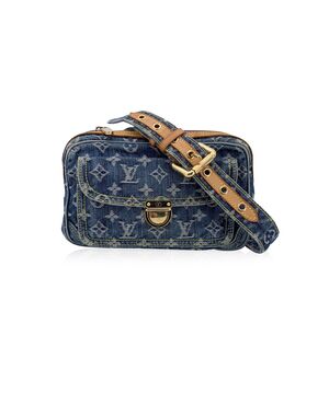 LOUIS VUITTON Borsa a Tracolla in Denim Col. Blu Bum Bag / Sac Ceinture S