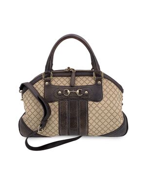 GUCCI Borsa a Mano in Tela Col. Beige Catherine Satchel M