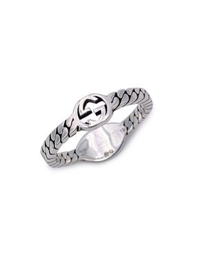 GUCCI Anello in Argento Col. Argento GG Running