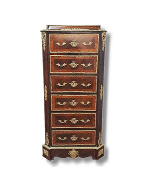 SECRETAIRE IN BOIS DE ROSE E PALISSANDRO - FRANCIA - NAPOLEONE III