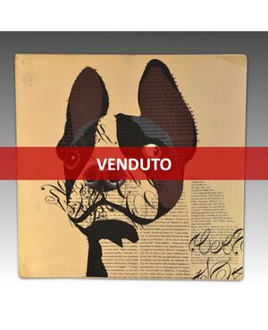 ARMANDO TESTA, “CANE STRABICO”, serigrafia firmata, 1967