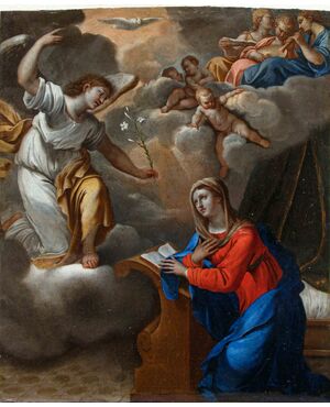 Bottega dei Carracci, XVII Secolo,  Annunciazione