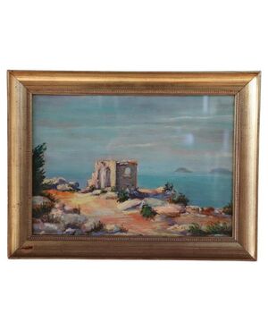 Dipinto olio su tavola, firmato, secolo XX PREZZO TRATTABILE 