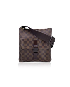 LOUIS VUITTON Borsa a Tracolla in Tela Col. Marrone S